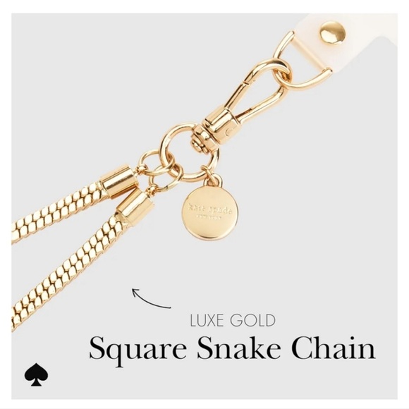 $60 Kate Spade ♠️ Phone Crossbody - Heart of Gold NWT Universal Fit - Picture 10 of 10